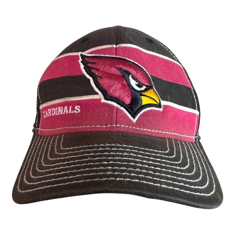 Arizona Cardinals Reebok Onfield S/M Hat Black Red Embroidered NFL Equipment Cap